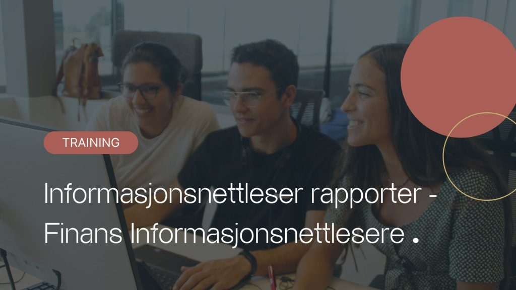 Informasjonsnettleser rapporter - Finans Informasjonsnettlesere