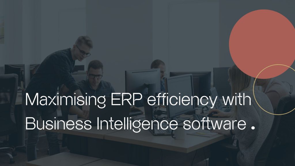 Maximising ERP Efficiency with Business Intelligence Software - WITH LOGO